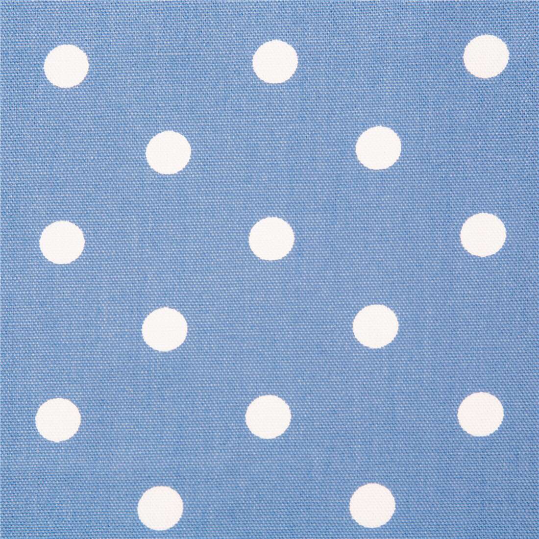  ポルカドット ブルー　L blue-oxford-fabric-polka-dot-
