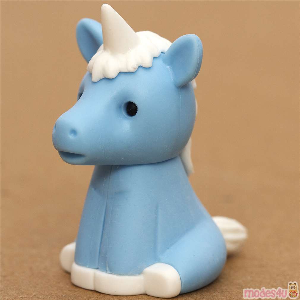 blue unicorn eraser by Iwako from Japan - modeS4u