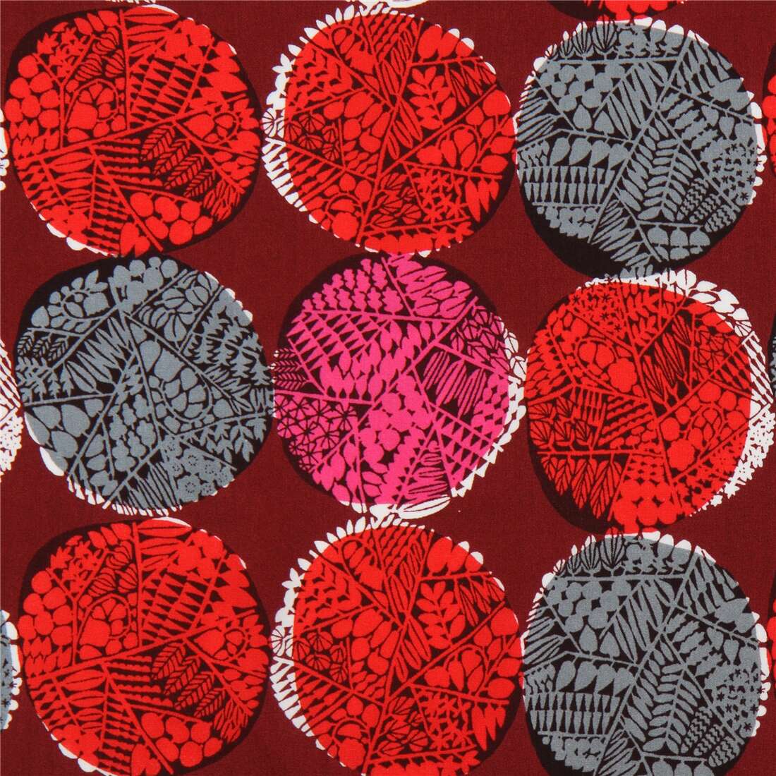 brown Rayon shape fabric by Cotton and Steel modeS4u