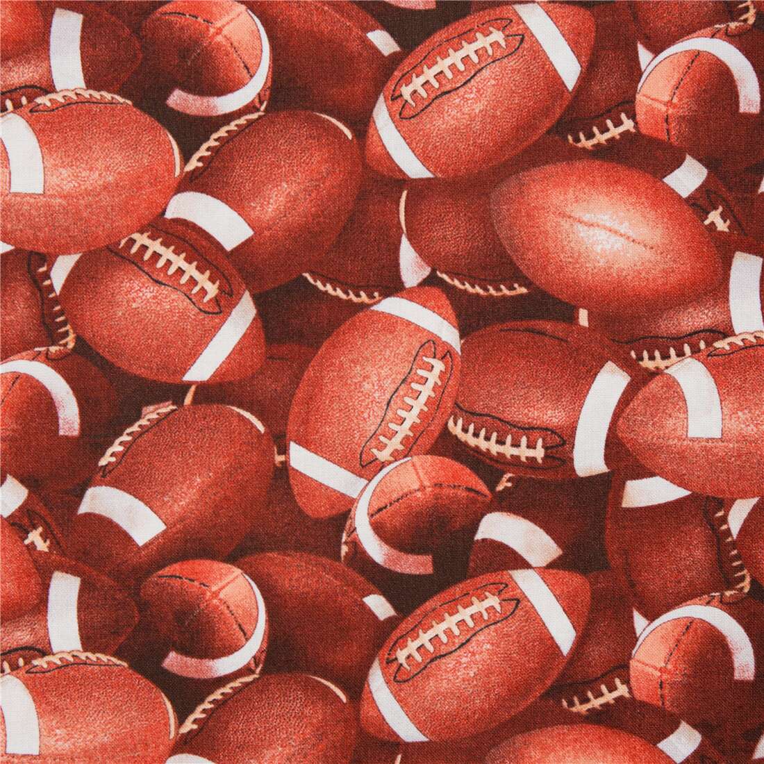 Elizabeth's Studio Brown Cotton Fabric Sports Densely Packed Leather American Footballs