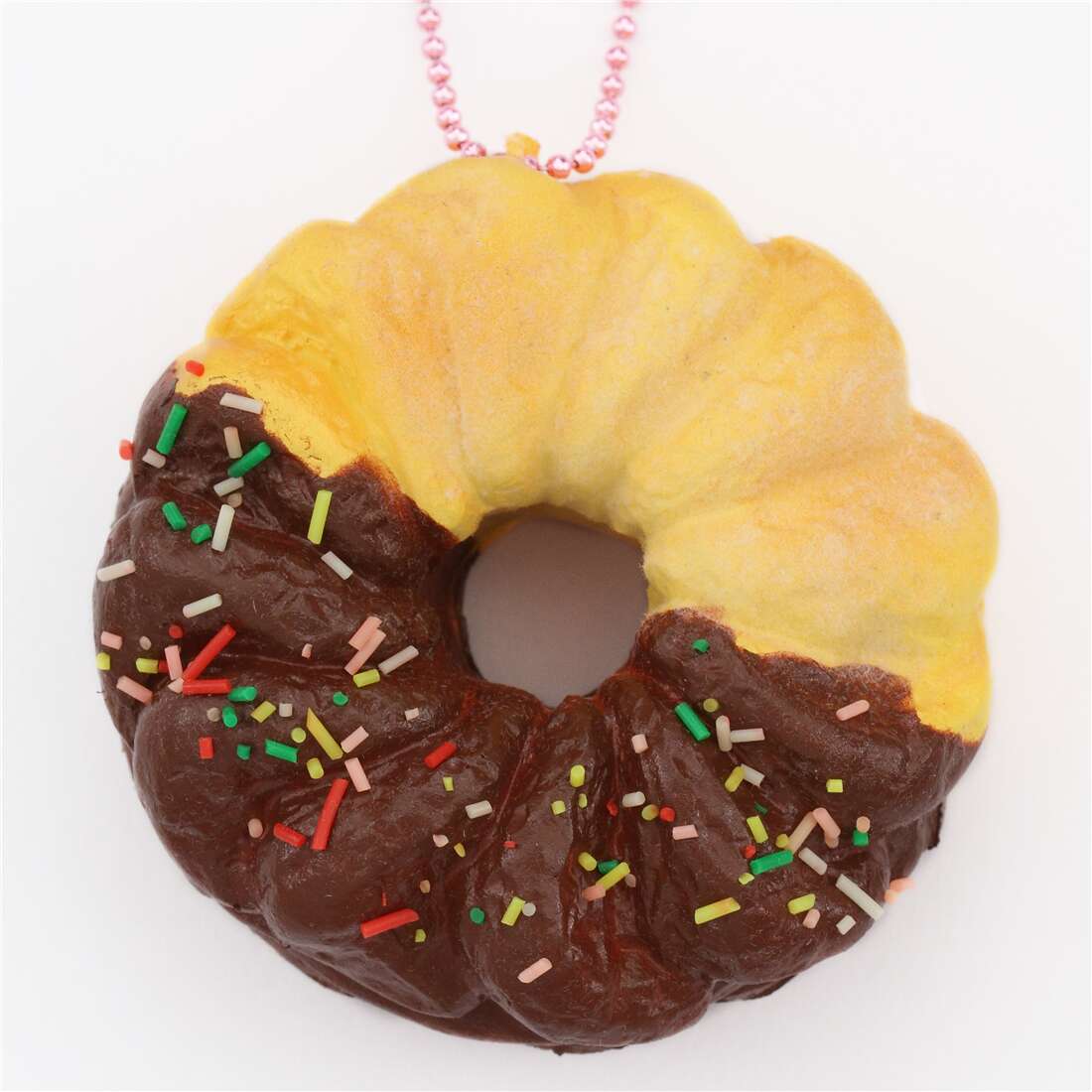 brown icing sprinkles French cruller squishy charm cellphone Sammy the