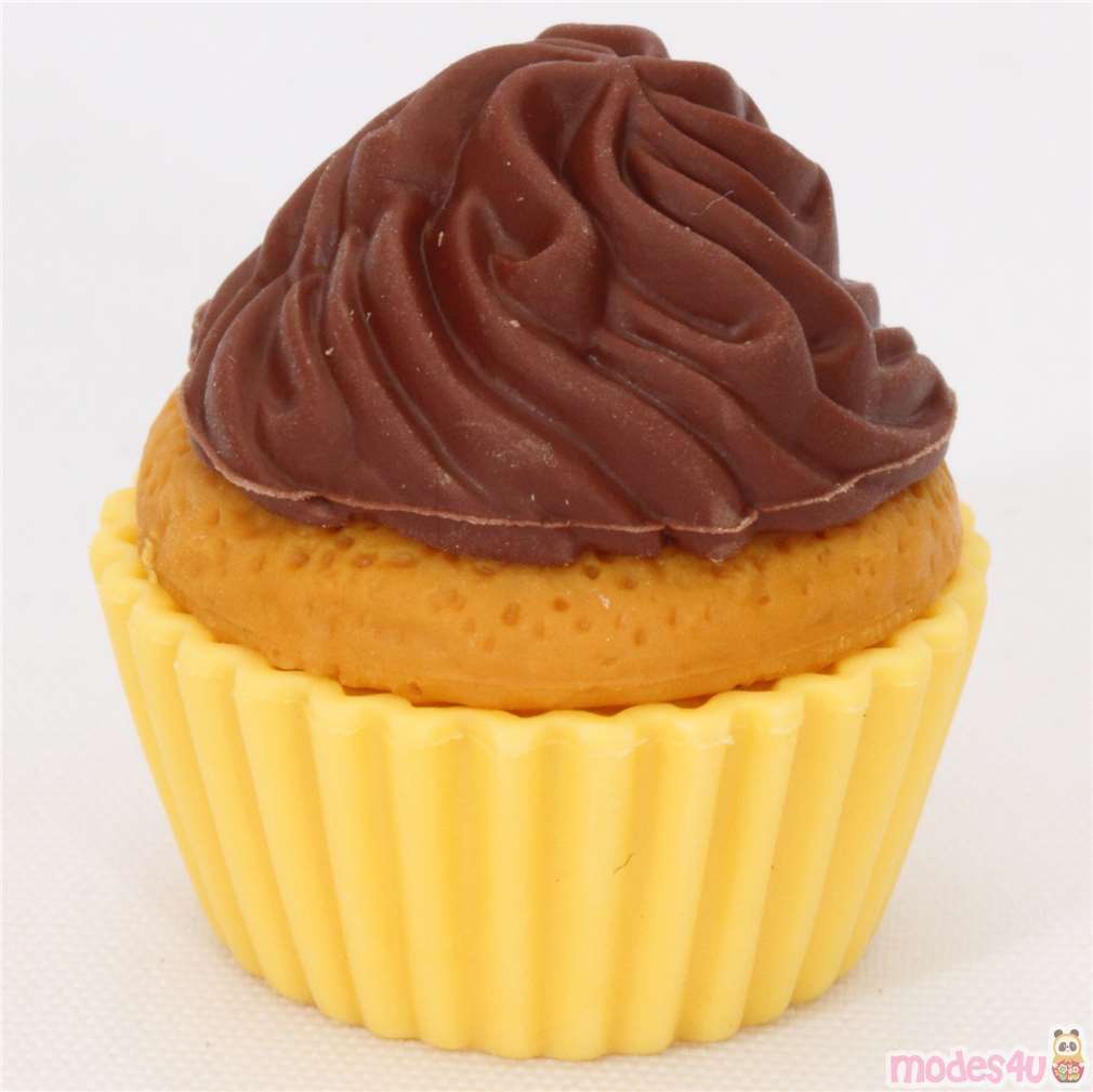 chocolate cupcake eraser from Japan by Iwako modeS4u