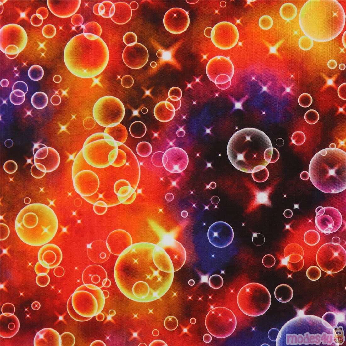 bubbles fabric by Fabrics with mini stars - modeS4u