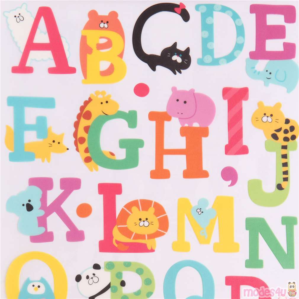 abc wall stickers