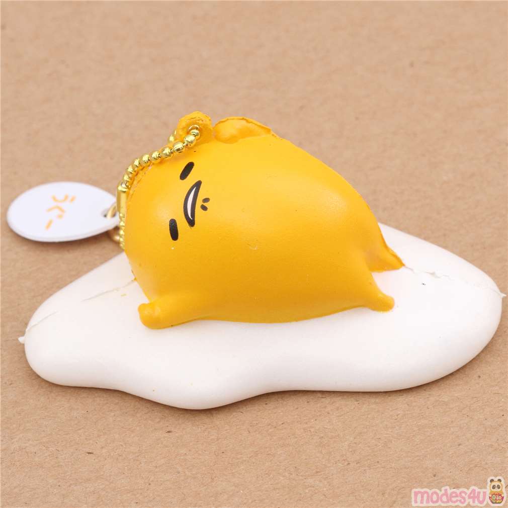 Cute Gudetama Egg Yolk Lying On Egg White Squishy Charm Kawaii Modes4u