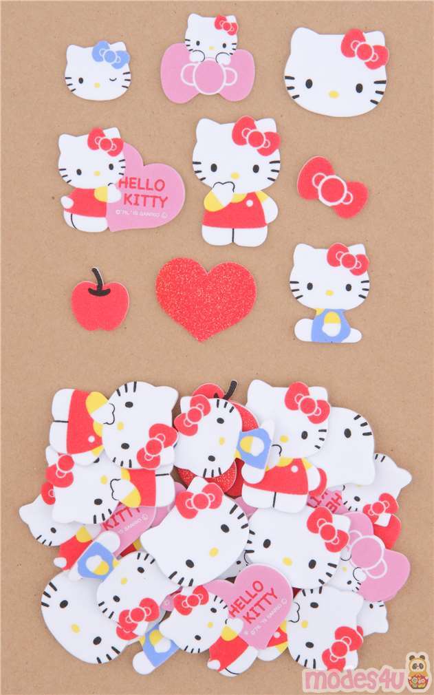 Sanrio Hello Kitty Stickers Bows