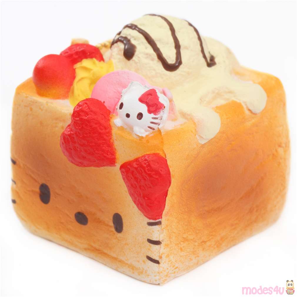 Download cute Hello Kitty honey toast vanilla ice cream squishy ...