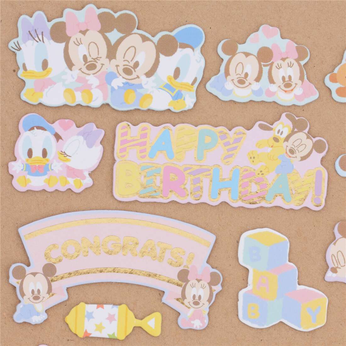 Mickey Mouse Stickers Disney Character Cute Kawaii 