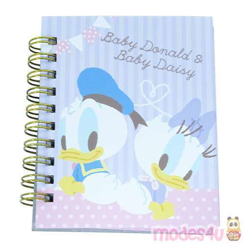 Cute Baby Donald Daisy Duck Mini Ring Binder Notebook Modes4u