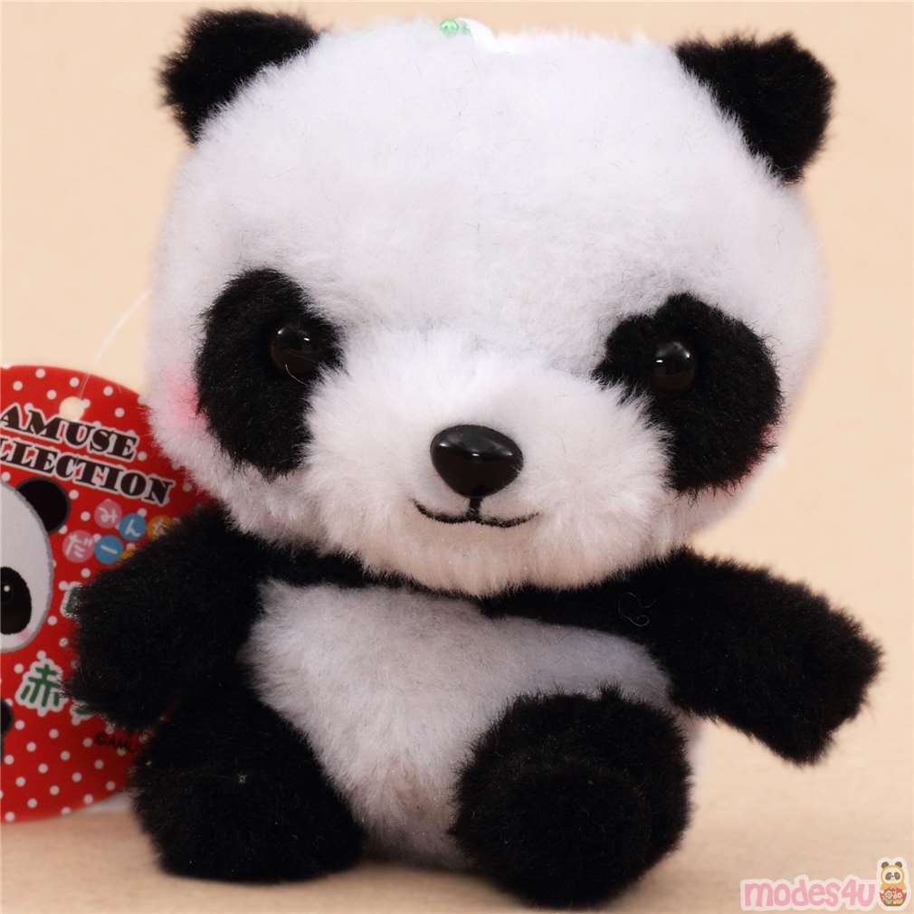 black and white panda teddy