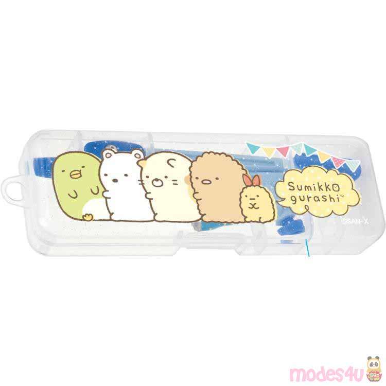 clear glitter pencil case