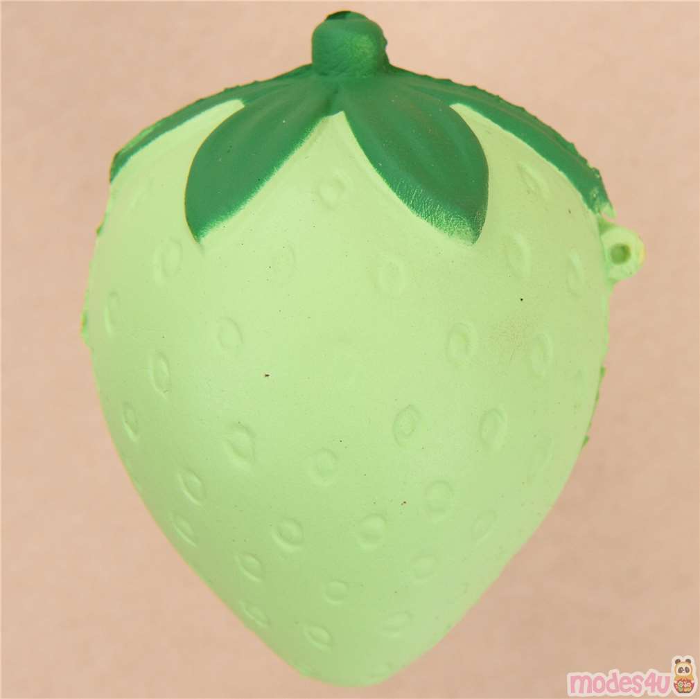 cute green strawberry fruit food squishy kawaii modeS4u