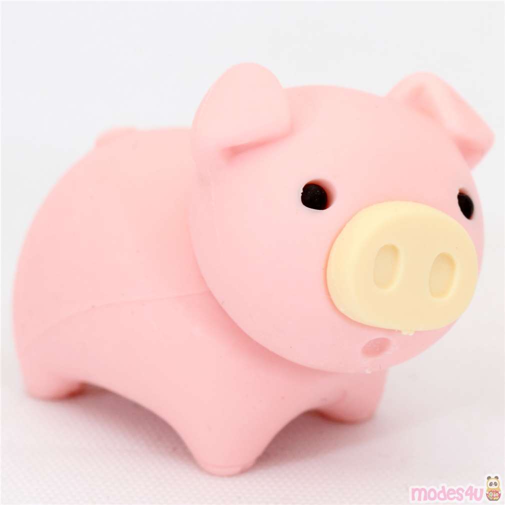 cute piggy Japanese eraser from Iwako modeS4u
