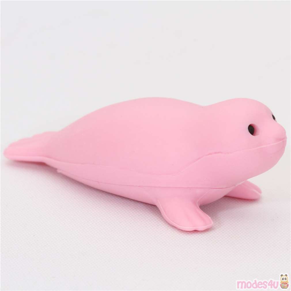 cute pink seal eraser from Japan by Iwako 