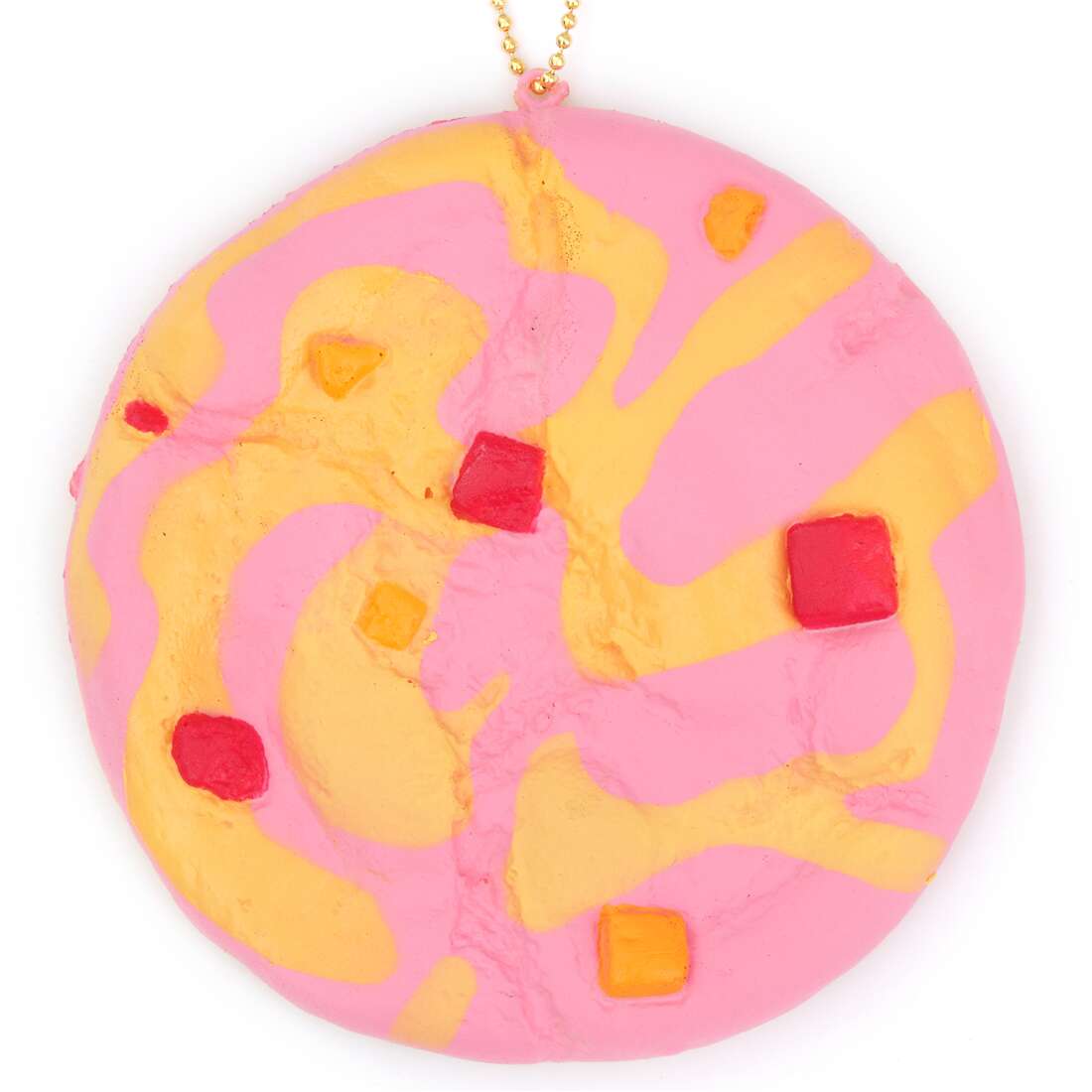 Cute Pink Swirl Cookie Squishy Charm Kawaii Cafe De N Modes4u