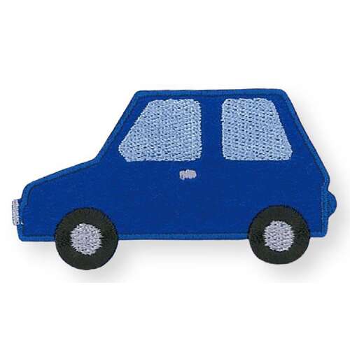 dark blue car iron-on transfer sheet 1 piece - modeS4u