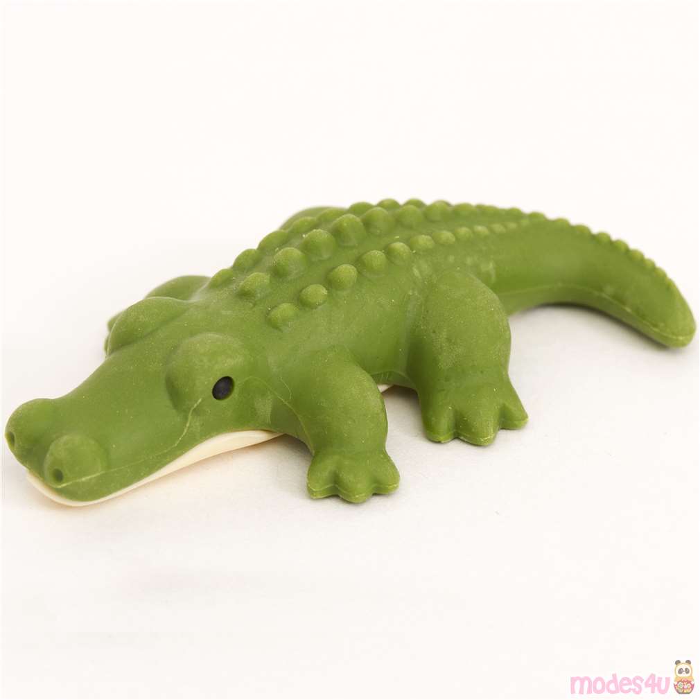 green crocodile eraser by Iwako from Japan modeS4u