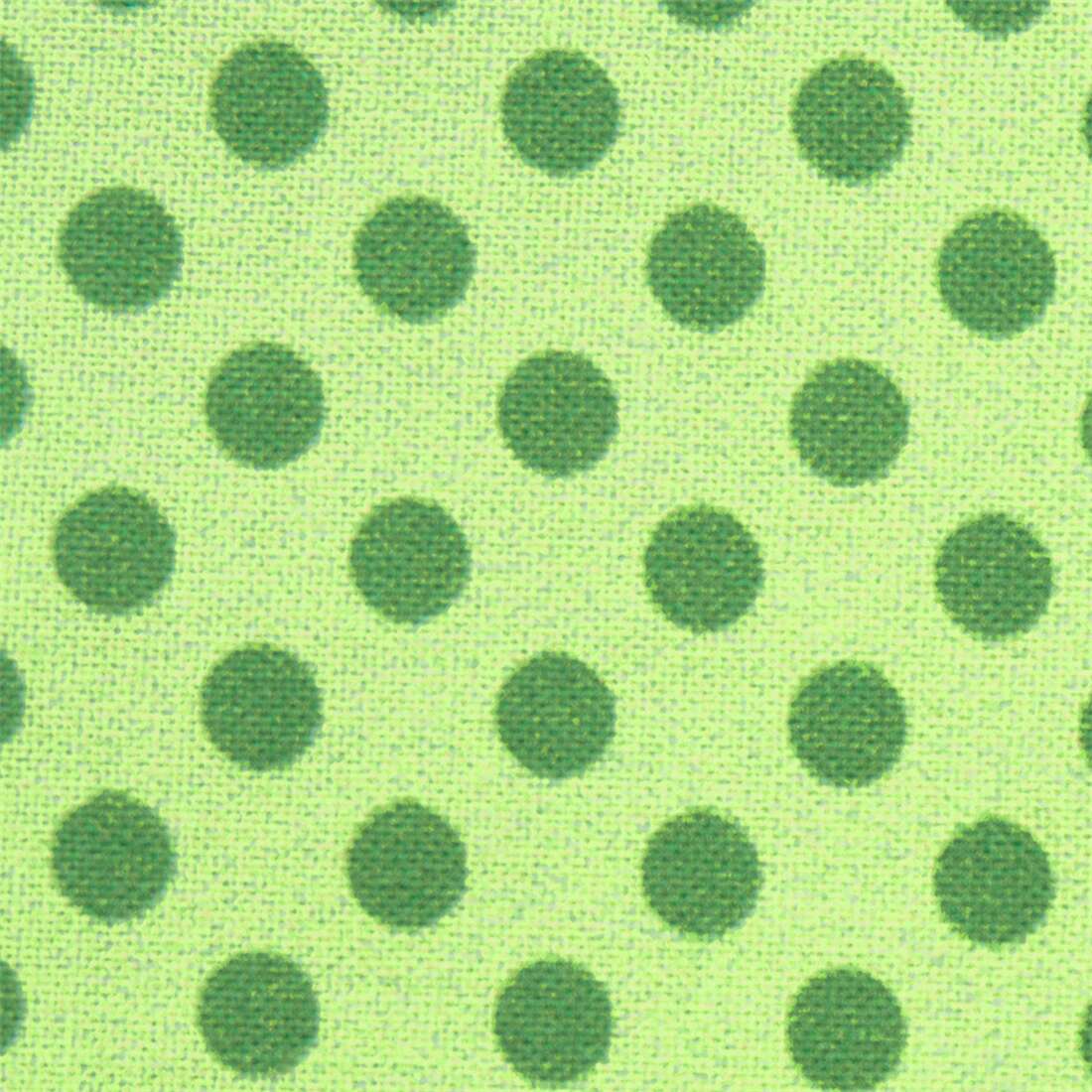 New 100% cotton polka dots fabric by the metre in Lime 