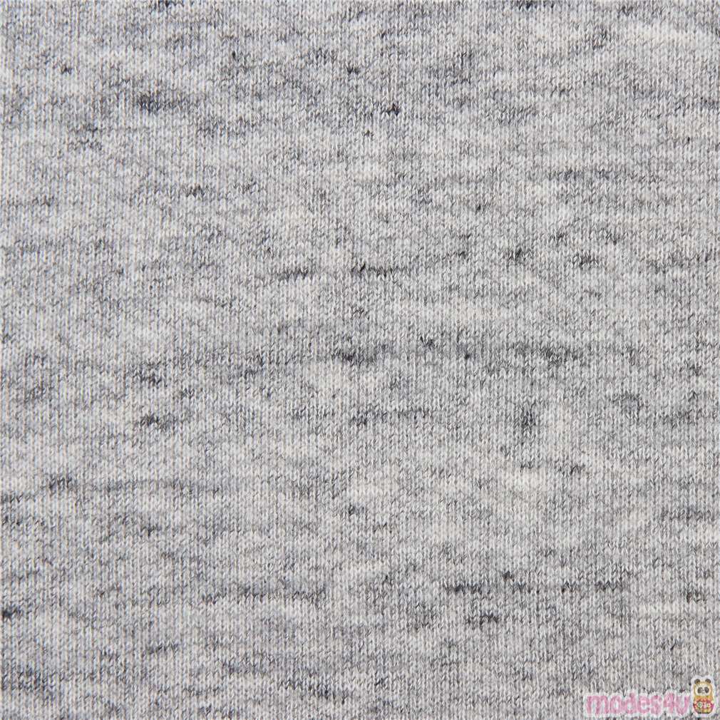 grey single color knit fabric from Japan - modeS4u
