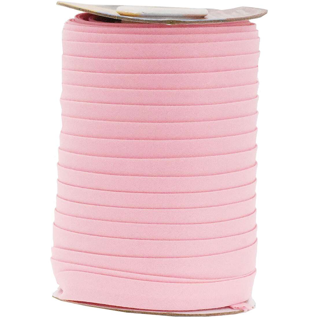 halbes Zoll breites doppelt gefaltetes 1 Meter Schrägband in rosa - modeS4u