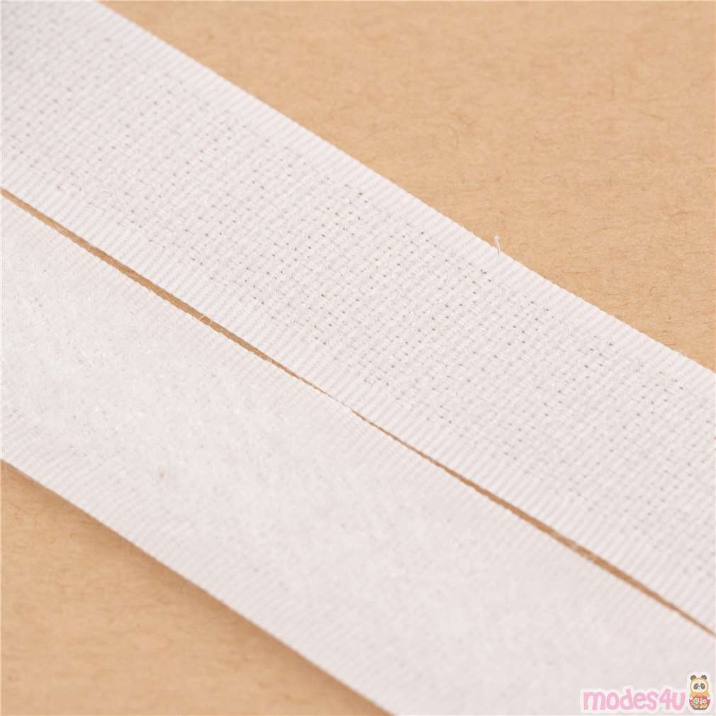 hook and loop fastening tape in white - modeS4u