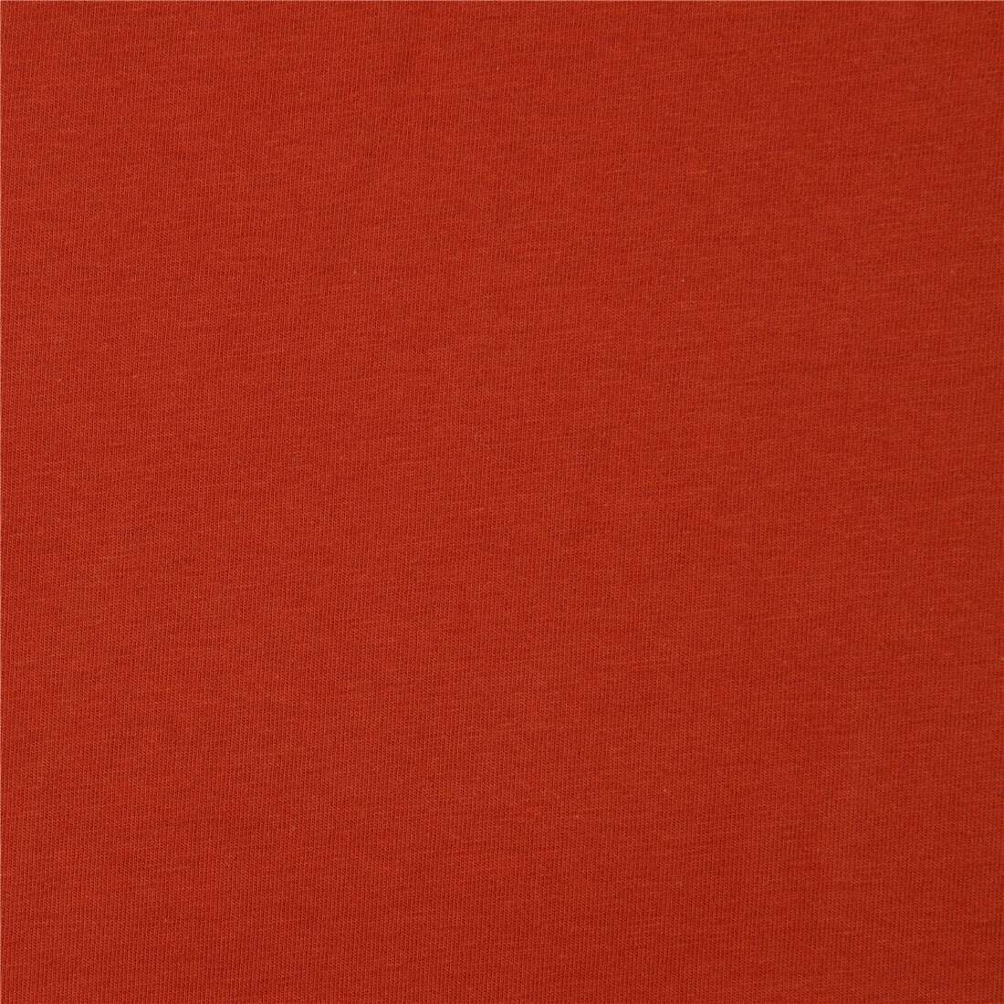 Fat Quarter (50 x 73 cm) Jersey knit organic fabric in cinnamon brown