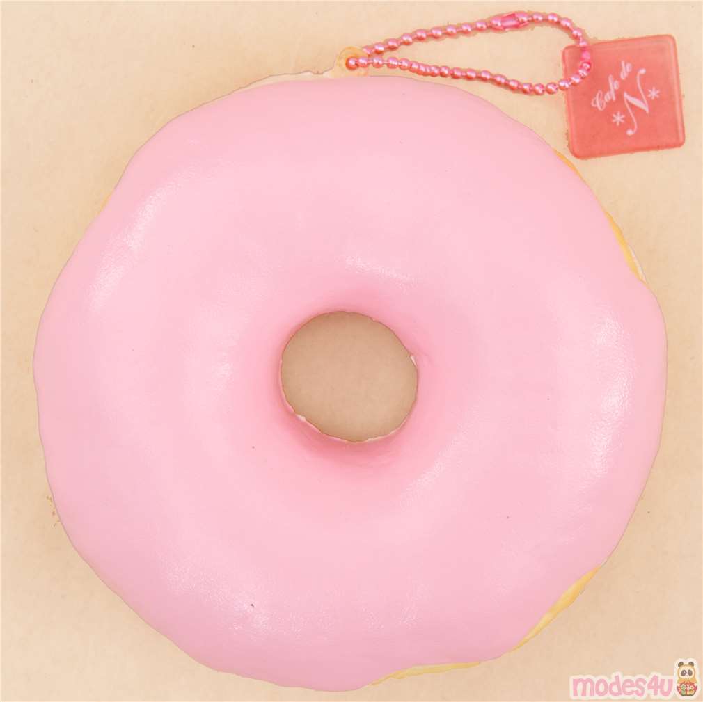  jumbo  pink Cafe de N scented donut  squishy  modeS4u 