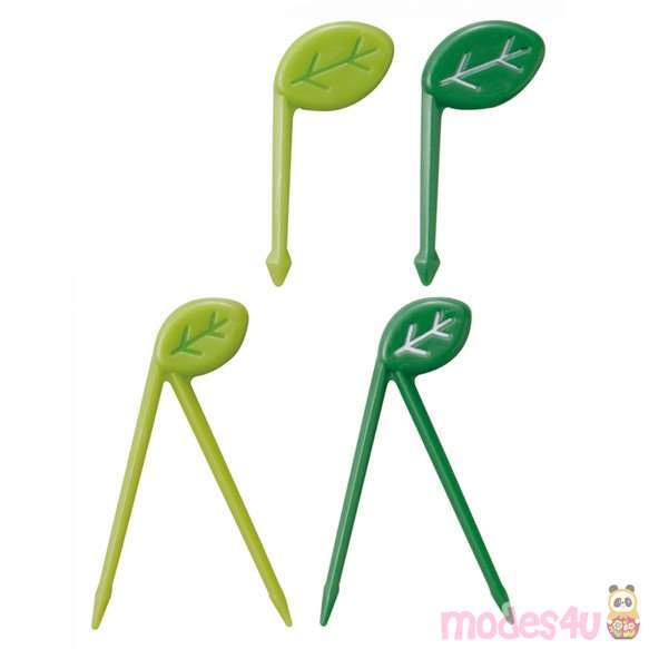 leaf stem food picks for Bento Box Lunch Box modeS4u