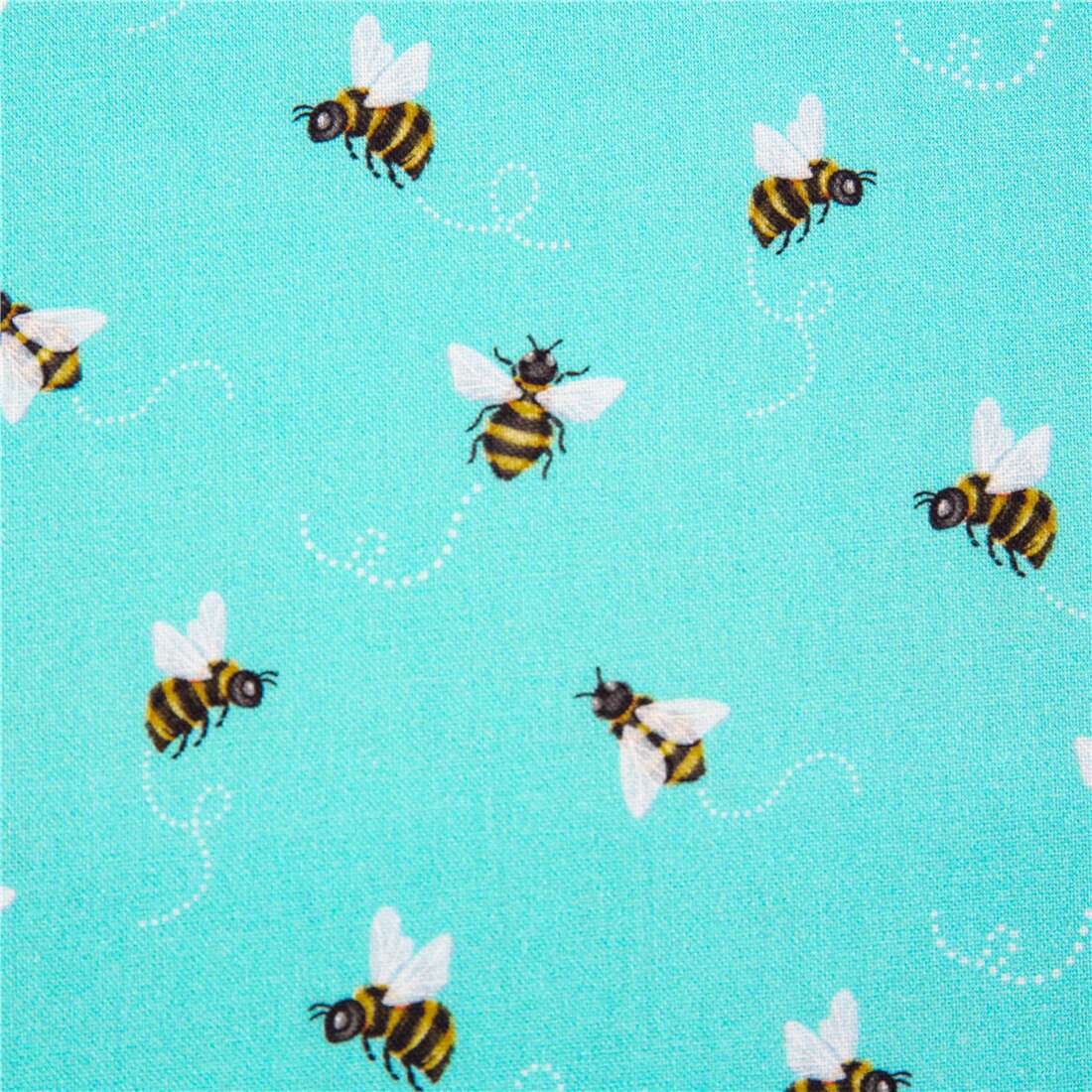 Hello Sunshine Honey Bee Swirl Fabric by Michael Miller - modeS4u