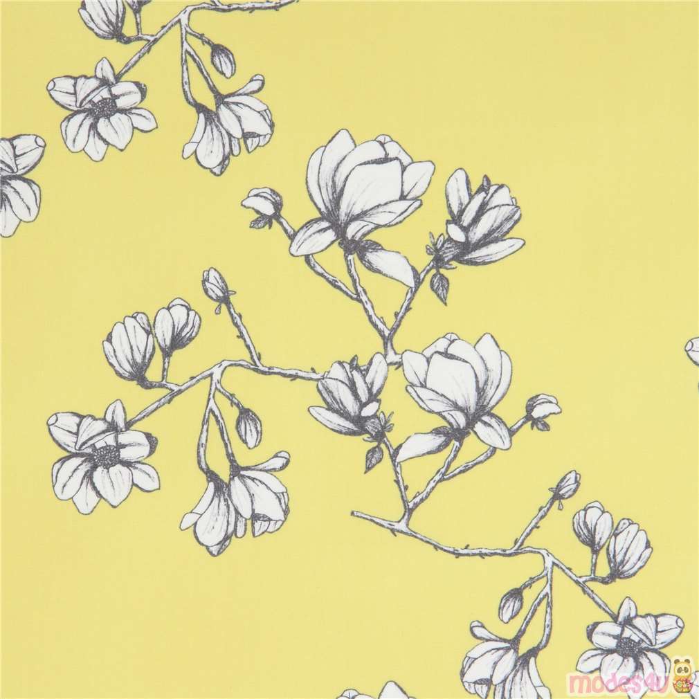 light lime green fabric with flower by Art Gallery Fabrics toile de