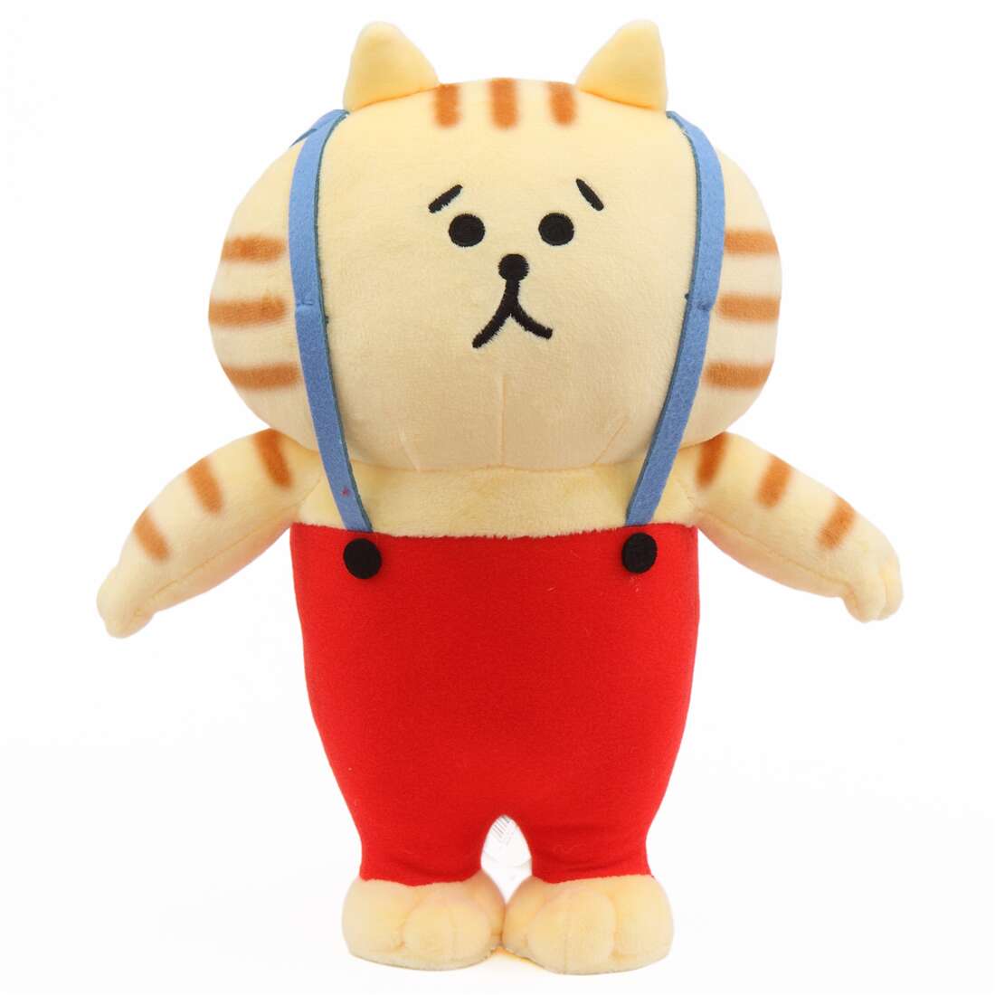 light yellow red funny cat plush soft toy from Japan - modeS4u
