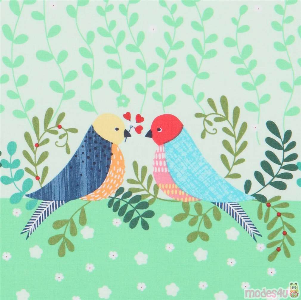 Michael Miller Crayon Kids 1m Our House Turquoise Fabric