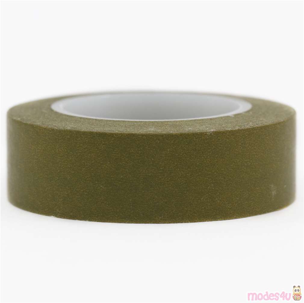 Moss Green Washi Tape Deco Tape Solid - ModeS4u