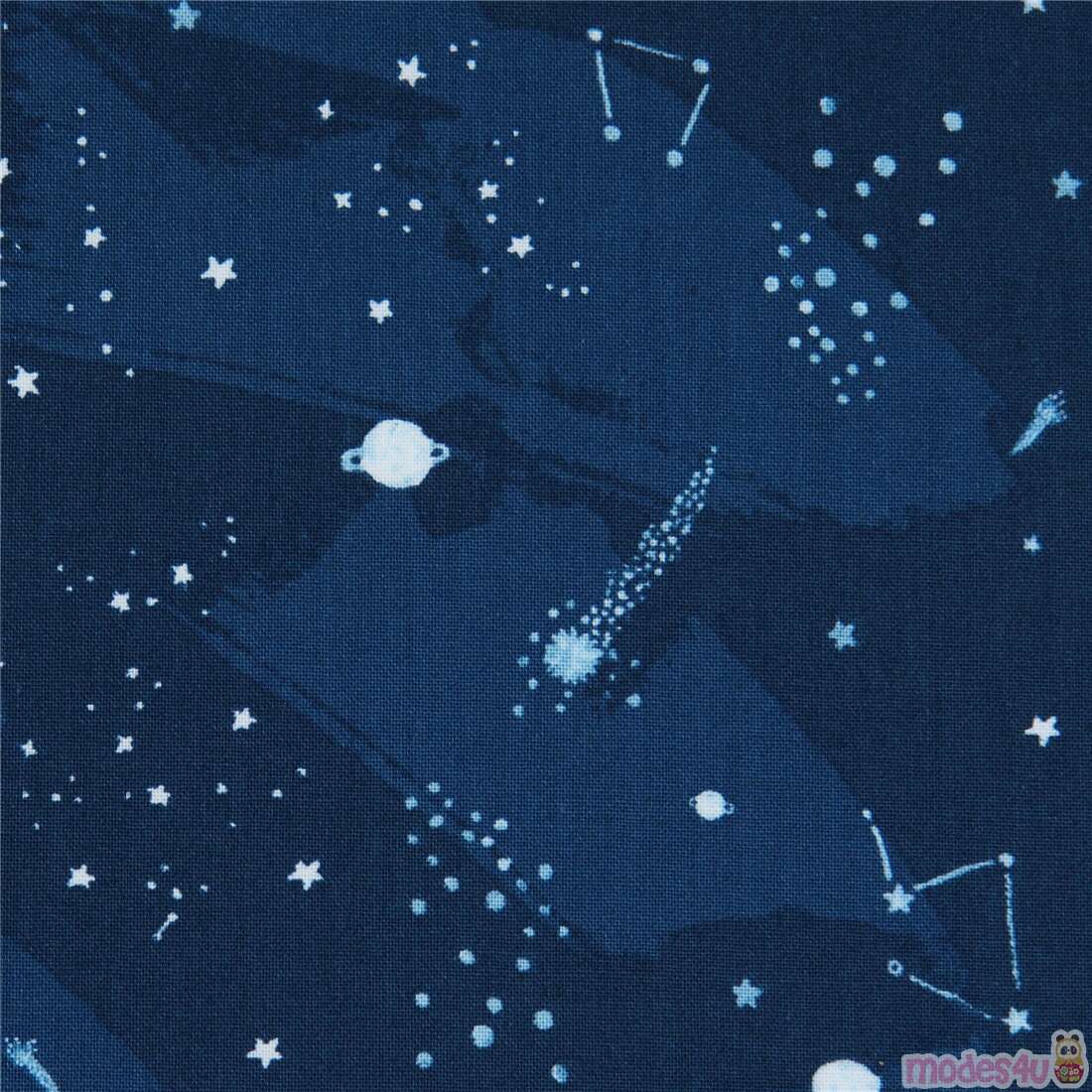 Mermaid with Moons Constellations Fabric by Dear Stella - modeS4u