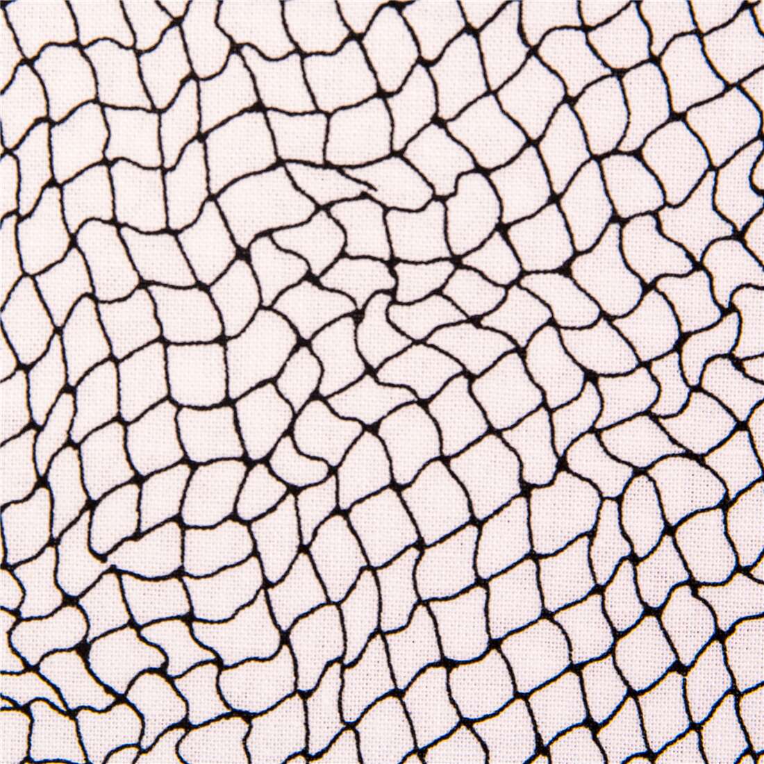 netting Michael Miller white cotton loose diamond grid Fabric by Michael  Miller - modeS4u