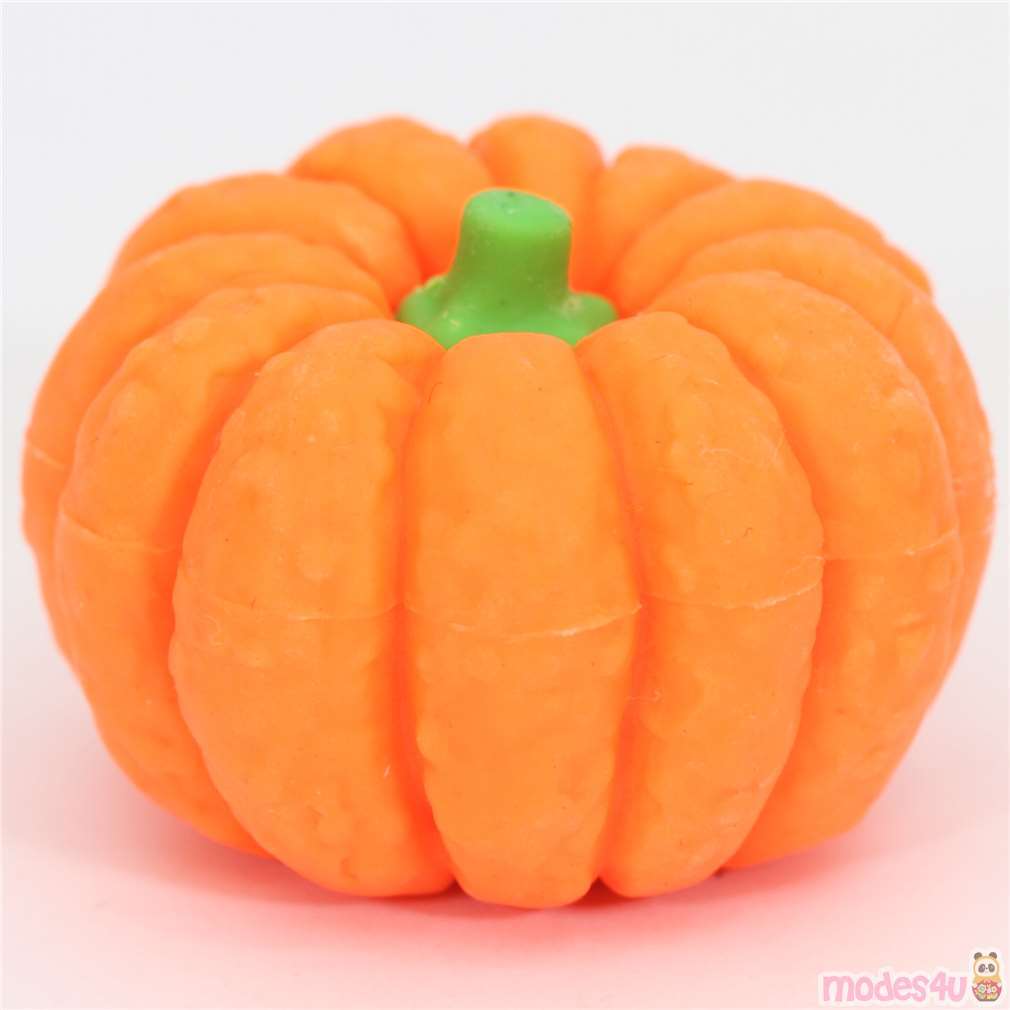 orange pumpkin eraser from Japan by Iwako modeS4u