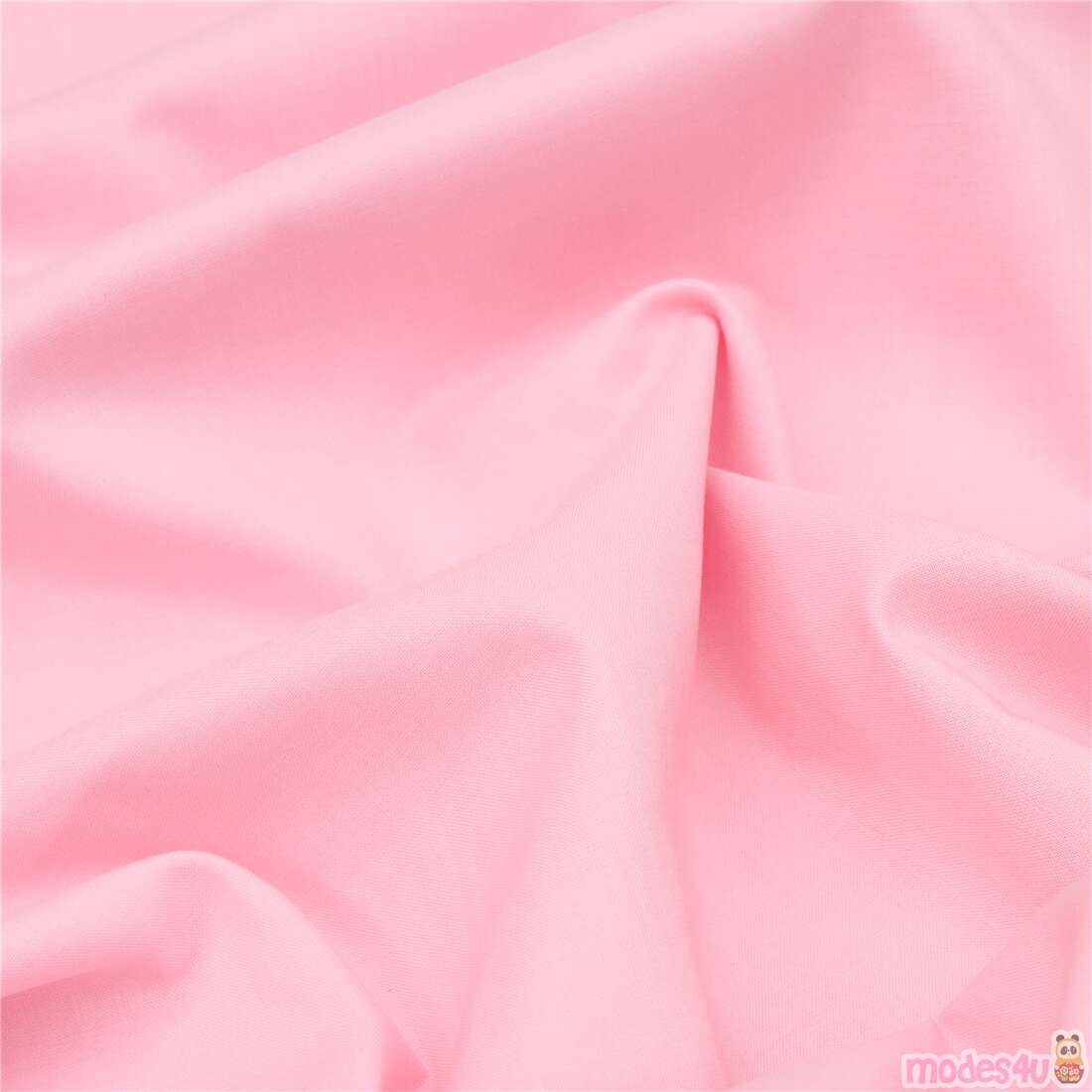 organic solid pink Cloud 9 fabric - modeS4u