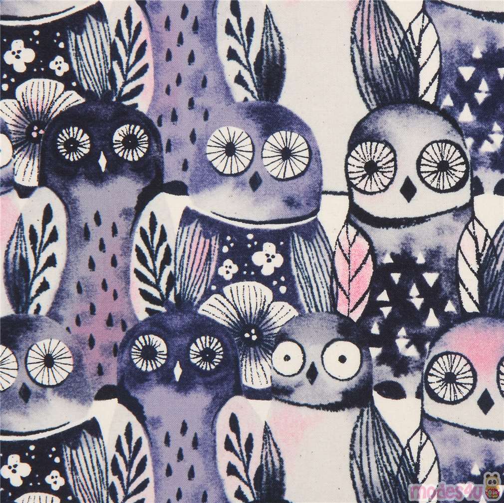 owl fabric by Cotton and Steel Fabric by Cotton + Steel - modeS4u