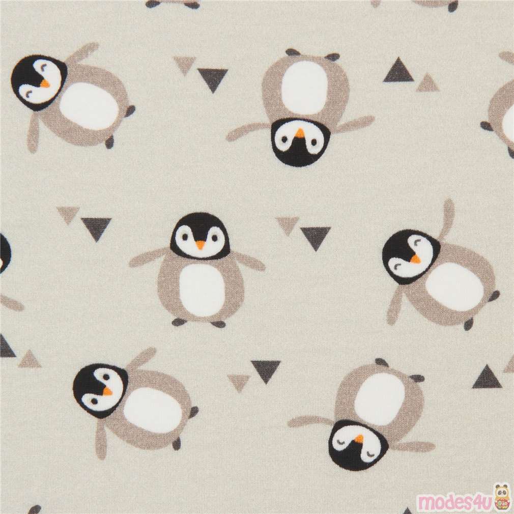 penguin knit fabric in light taupe 