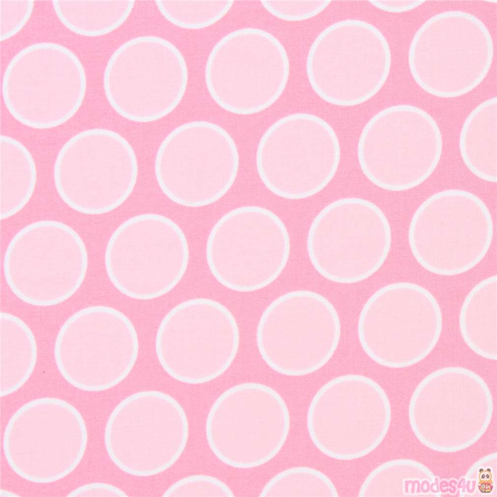 pink Robert Kaufman light pink white dot fabric Spot On Studio RK modeS4u