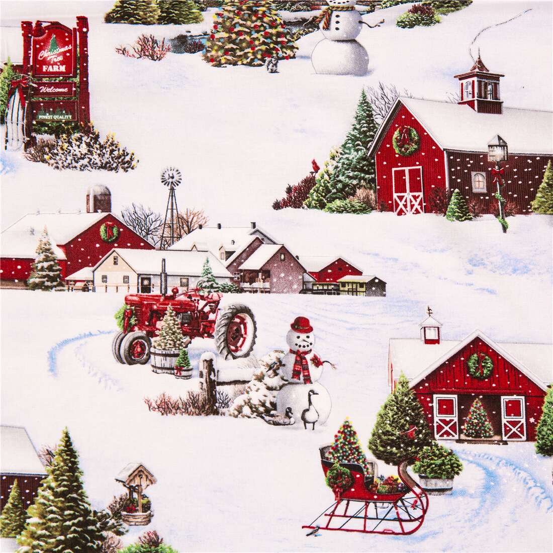 Sweetwater for Moda Blizzard Snowmen Red Cotton Fabric by 1/4 Metre* –  Fabric Shack Malmesbury