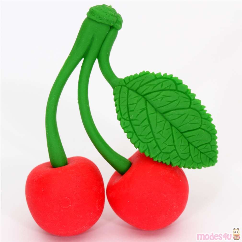red cherry eraser from Japan by Iwako modeS4u