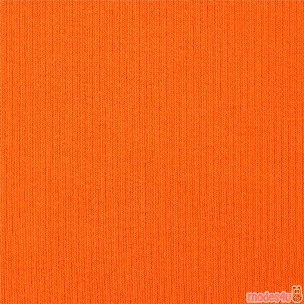 ribbed knit fabric in orange - modeS4u