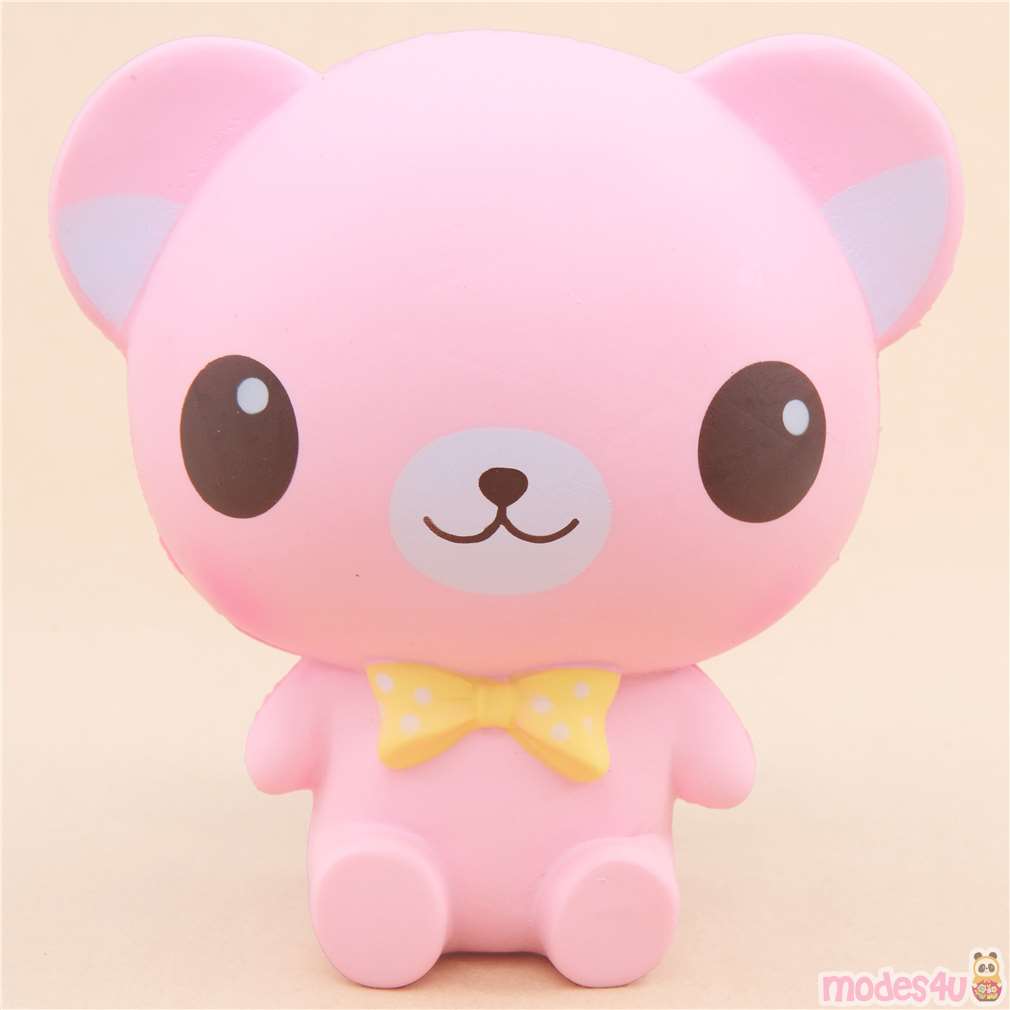  Squishy  parfum  en forme d ours rose modeS4u Kawaii Shop