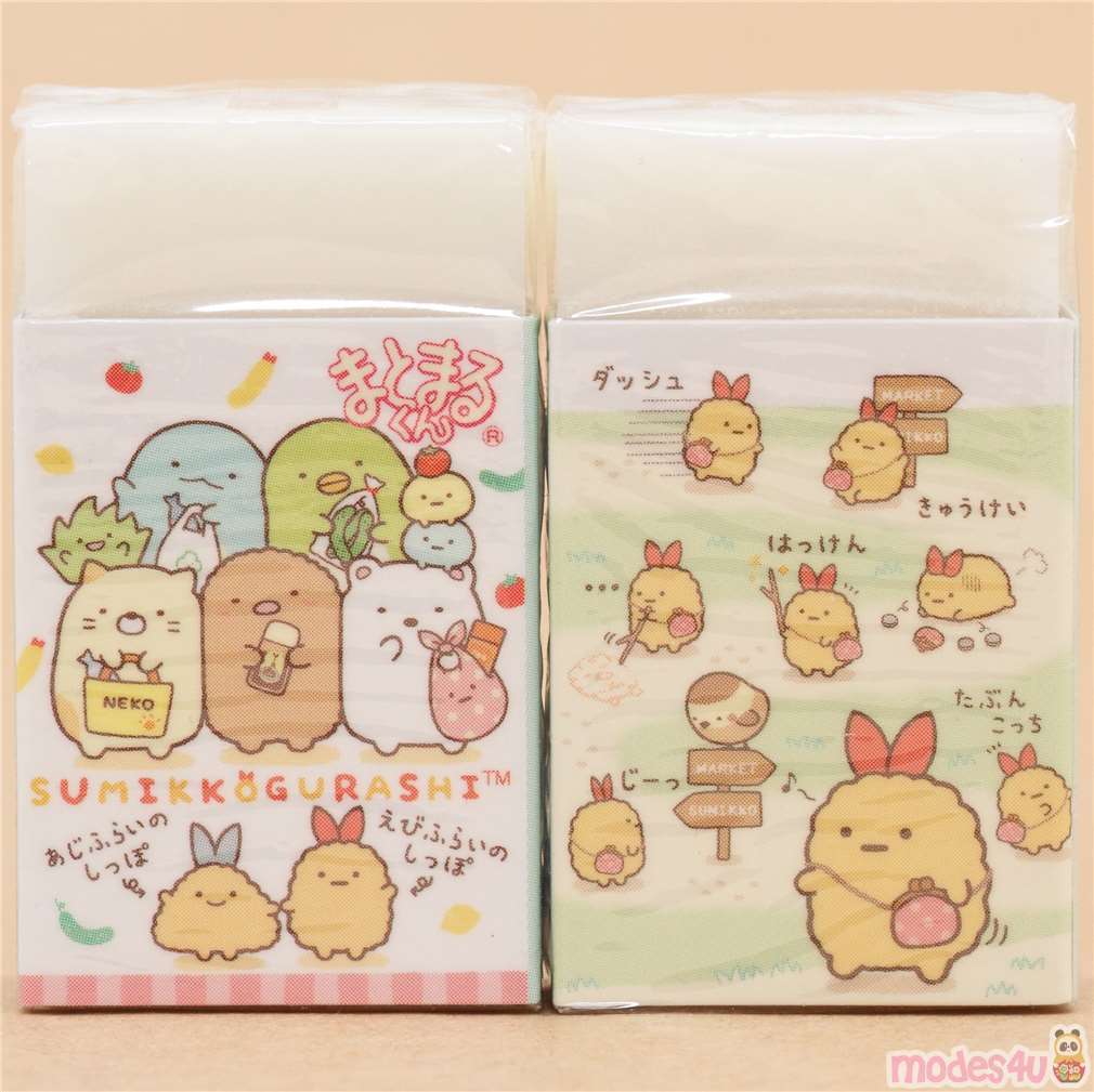 San-x Sum Rilakkuma two eraser NEW