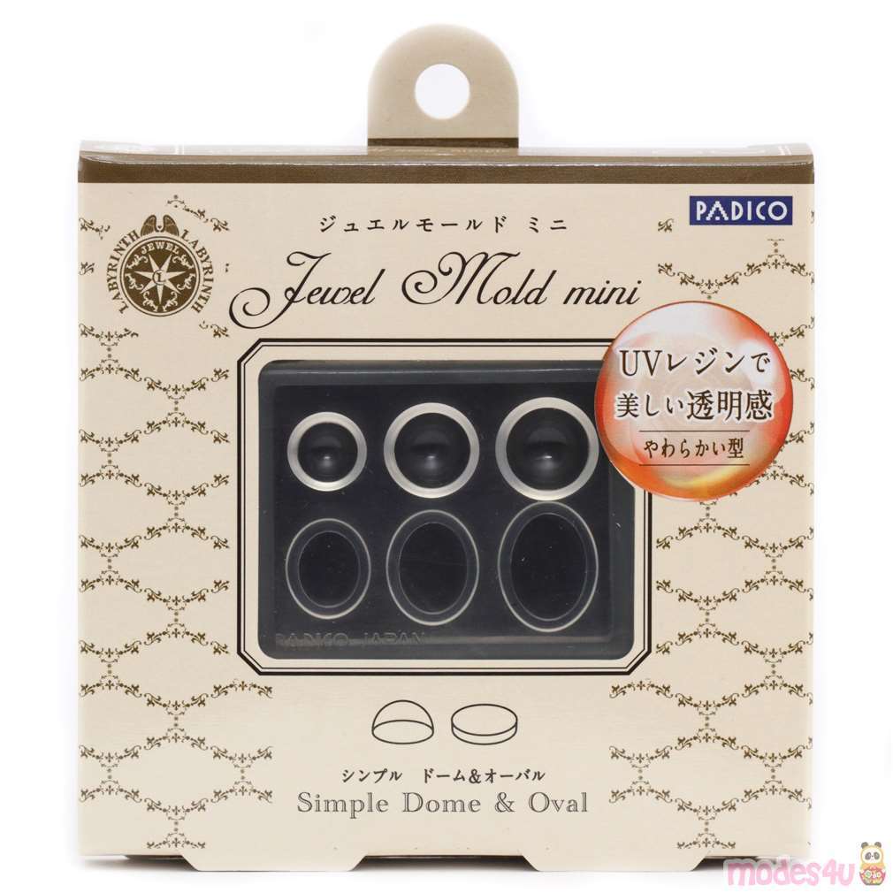 small mold for clay simple shapes dome oval Japan modeS4u