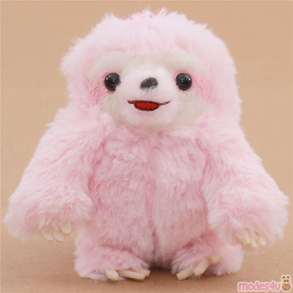 pink sloth stuffed animal