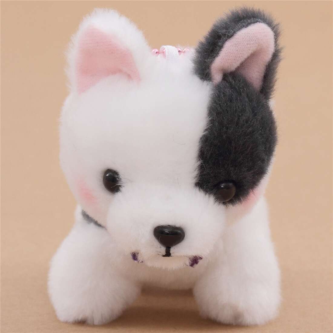 small white dog stuffed animal