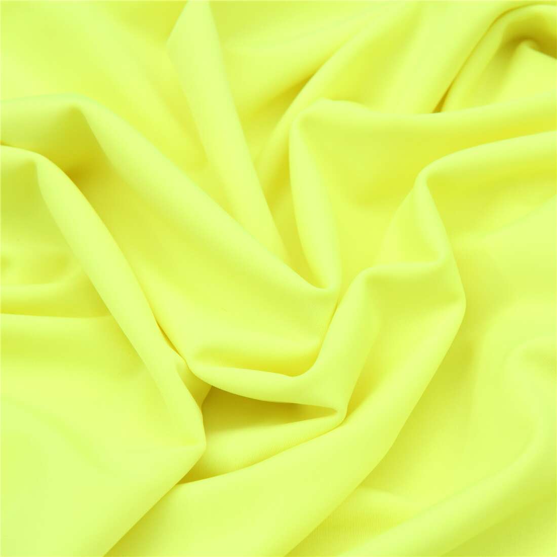 Solid Neon Yellow Swimwear Fabric by Robert Kaufman - modeS4u