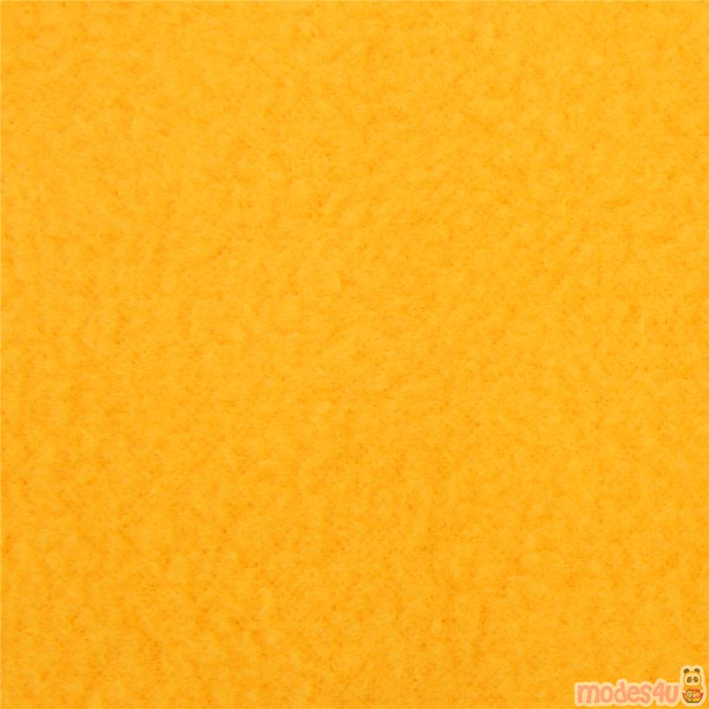solid orangeyellow fleece fabric by Copenhagen Print Factory modeS4u